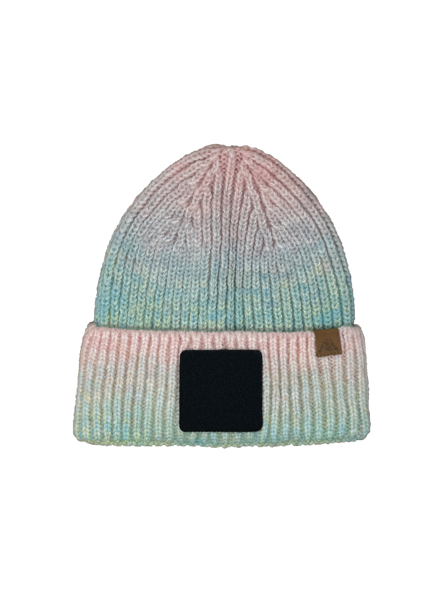 MORNIE | Beanie with Hook and Loop Panel - Wool Blend, Soft, Warm, One Size Fits All