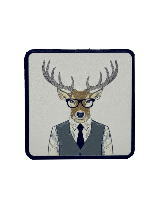 Corporate Reindeer | Embossed Removable Patch