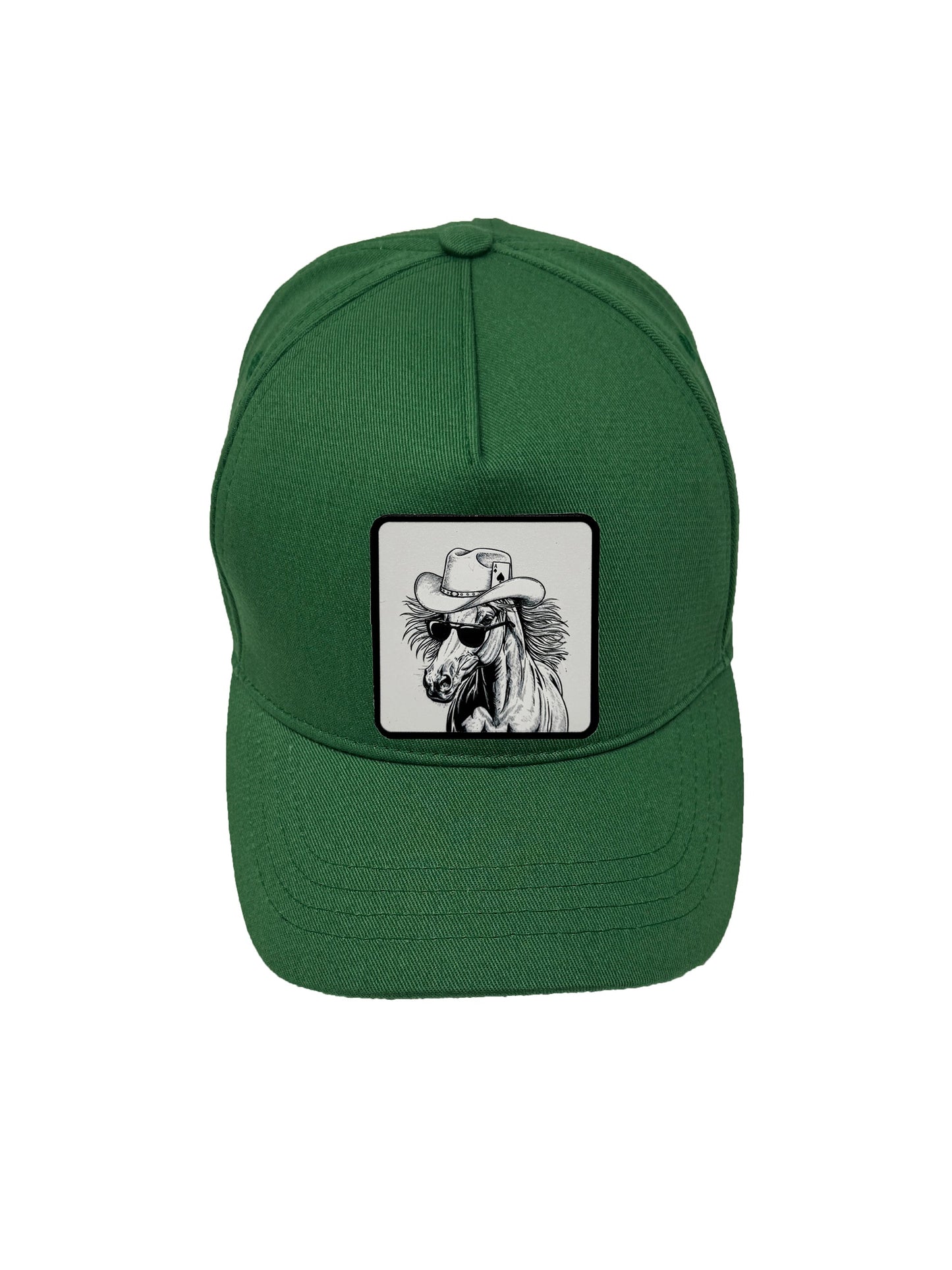 Cowboy Colt | Embossed Removable Western Patch 5 Panel Baseball Hat – %100 Cotton, Adjustable Strapback, Curved Bill , One Size Fits Most