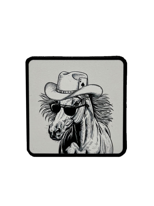 Cowboy Colt | Embossed Removable Western Patch