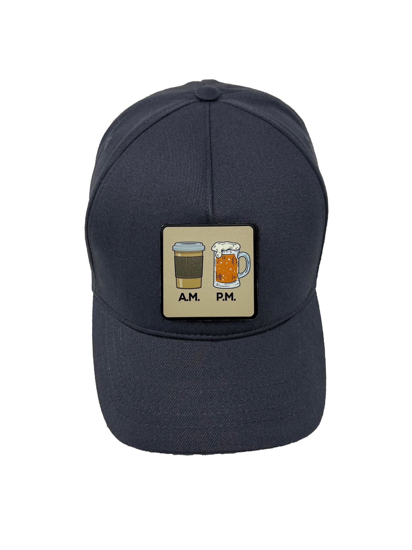 Day N Night | Embossed Removable Lifestyle Patch 5 Panel Baseball Hat – %100 Cotton, Adjustable Strapback, Curved Bill , One Size Fits Most