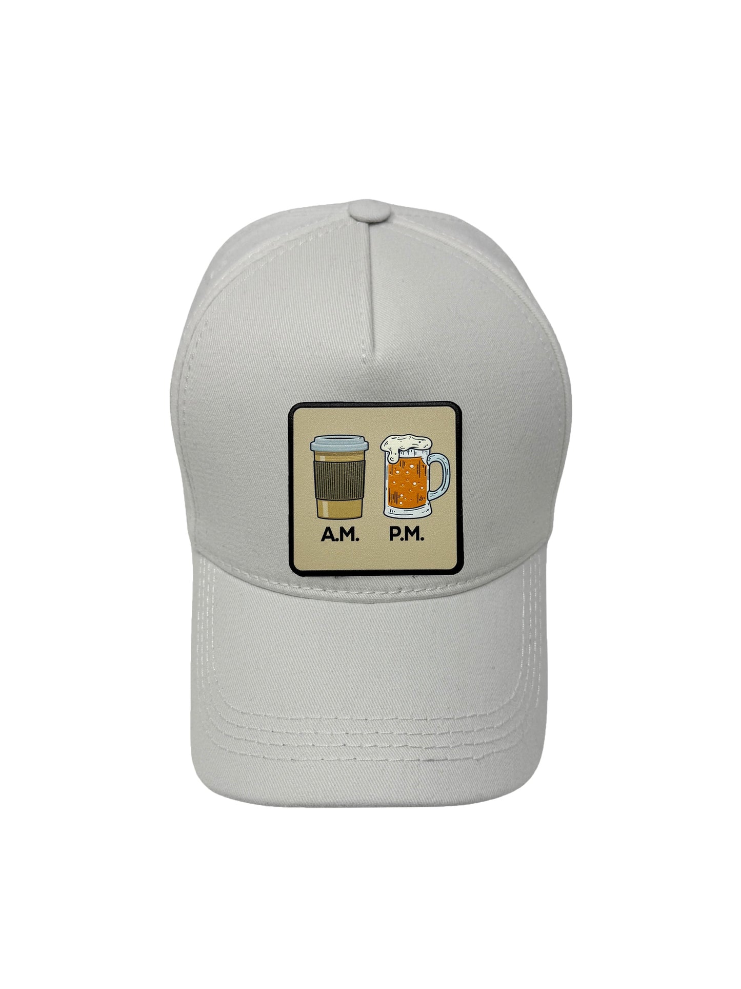 Day N Night | Embossed Removable Lifestyle Patch 5 Panel Baseball Hat – %100 Cotton, Adjustable Strapback, Curved Bill , One Size Fits Most