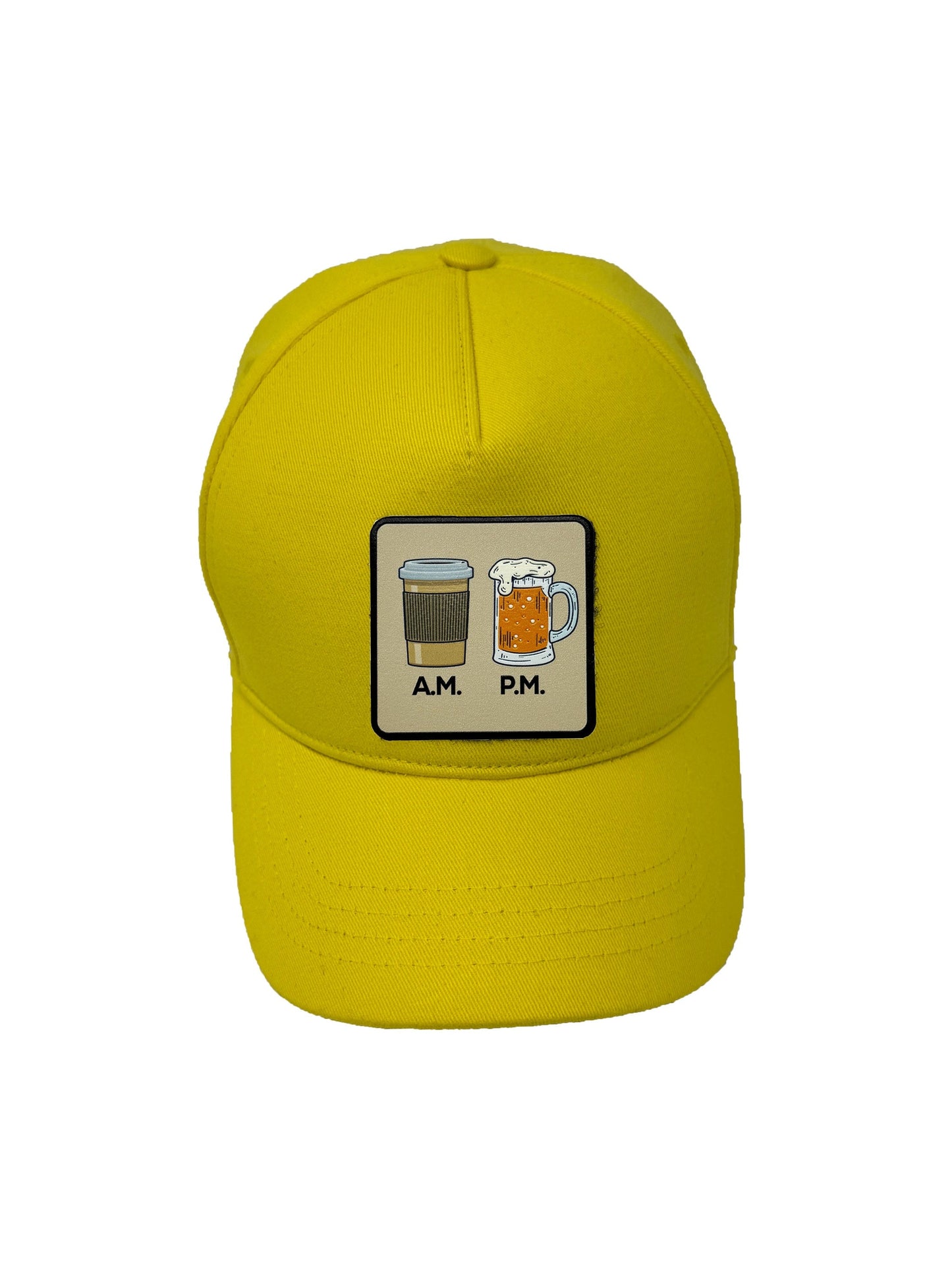 Day N Night | Embossed Removable Lifestyle Patch 5 Panel Baseball Hat – %100 Cotton, Adjustable Strapback, Curved Bill , One Size Fits Most