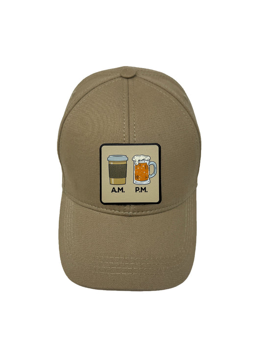 Day N Night | Embossed Removable Lifestyle Patch 6 Panel Baseball Hat – %100 Cotton, Adjustable Strapback, Curved Bill , One Size Fits Most