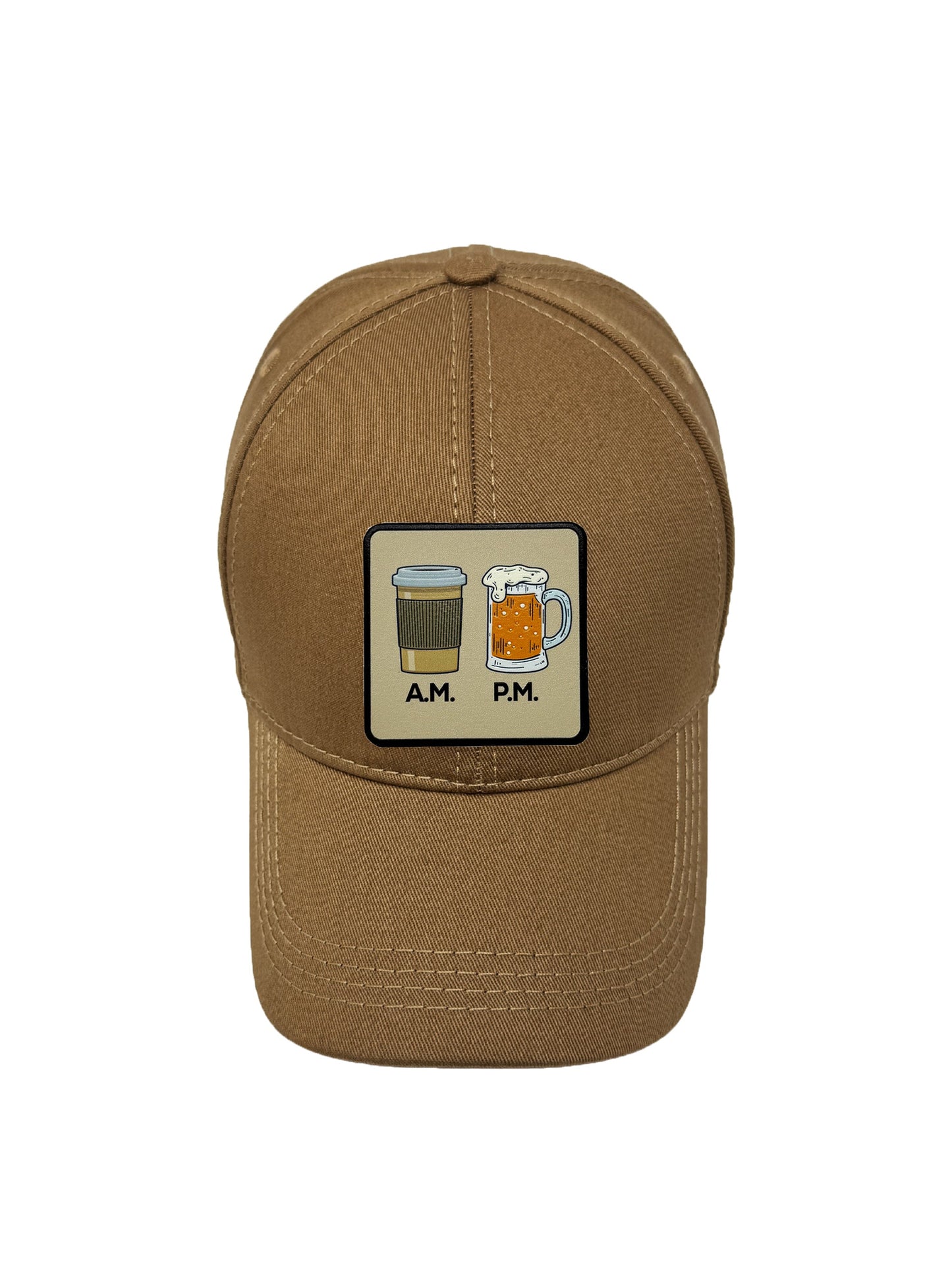 Day N Night | Embossed Removable Lifestyle Patch 6 Panel Baseball Hat – %100 Cotton, Adjustable Strapback, Curved Bill , One Size Fits Most