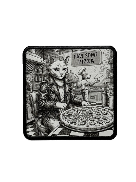Paw-some Pizza | Embossed Removable Patch