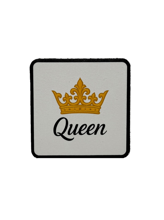 Queen | Embossed Removable Crown Patch