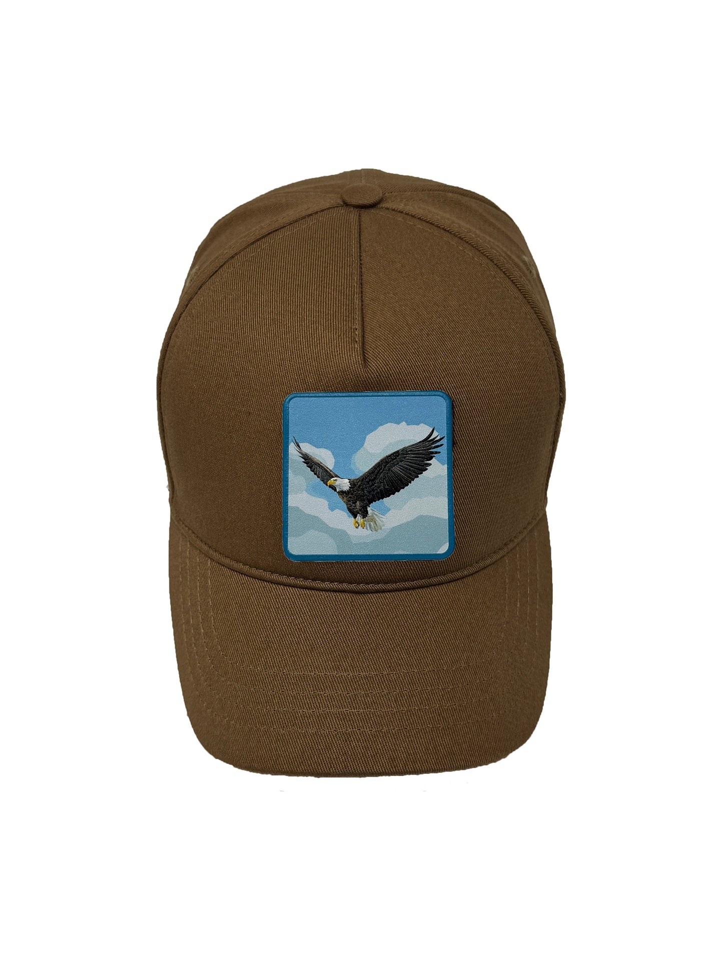 Sky Hunter | Embossed Removable Patch 5 Panel Baseball Hat – %100 Cotton, Adjustable Strapback, Curved Bill , One Size Fits Most