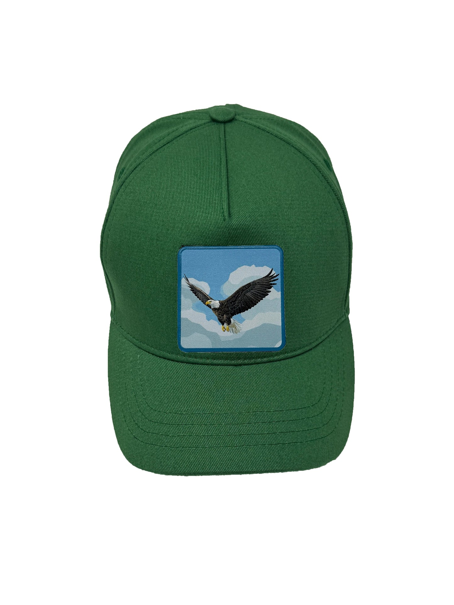 Sky Hunter | Embossed Removable Patch 5 Panel Baseball Hat – %100 Cotton, Adjustable Strapback, Curved Bill , One Size Fits Most